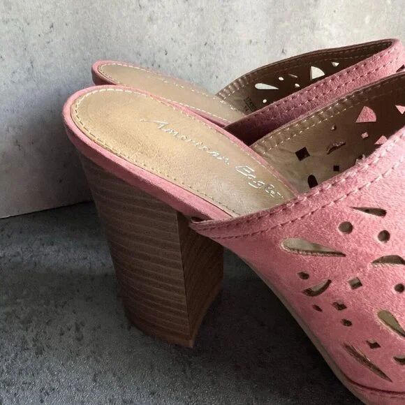 American Eagle Pink Hills Shoes Size 7 Pumps Heels - Picture 16 of 16